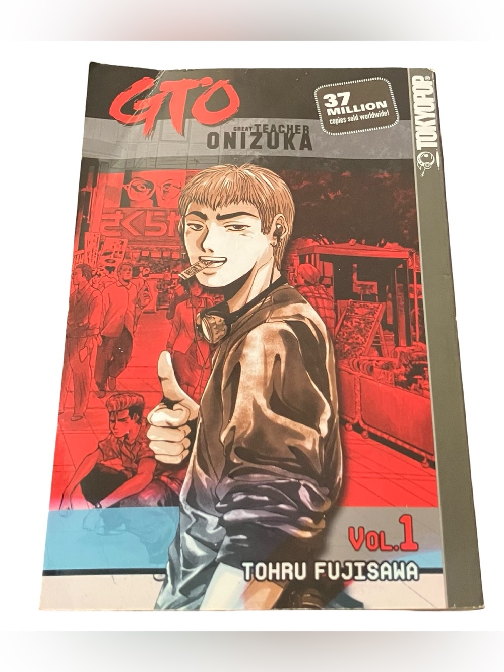 GTO: Great Teacher Onizuka Vol. 1 Manga - Red & Black Cover OOP